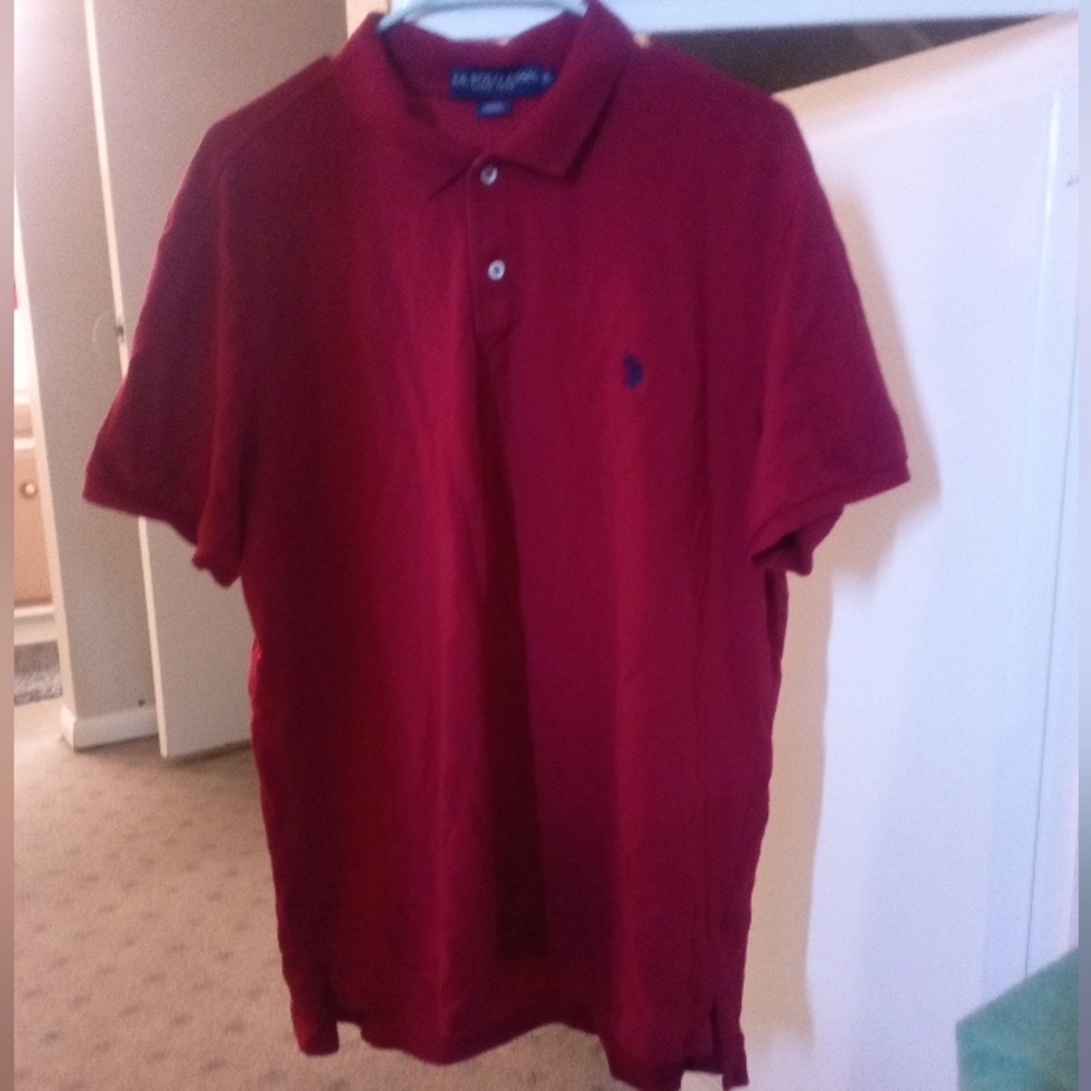 Men's Red Polo Shirt